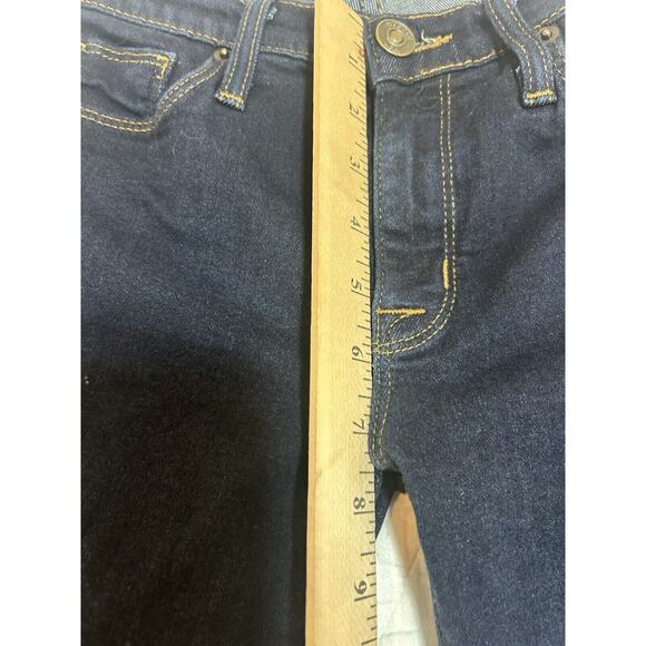 Hudson Jeans Women's Size 25 Nico Midrise Super Skinny Blue Dark Washed Pants - Picture 2 of 7